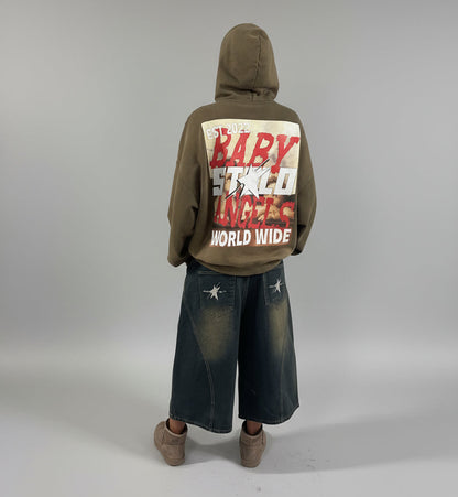 Stolo Clothing Co Essential Unisex Wide-Leg Curved Blade Denim Shorts (JORTS)