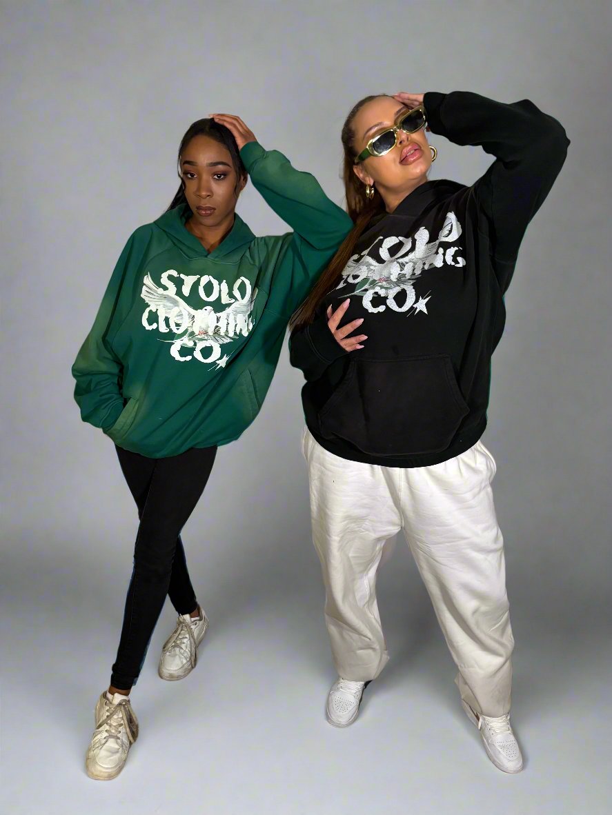 Stolo Clothing Co Birdies Classic Fleece Hoodie (BLACK)