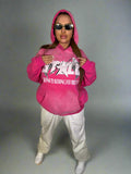 Stolo Clothing Co STARCHILD Easter Pink Oversized Fleece Hoodie