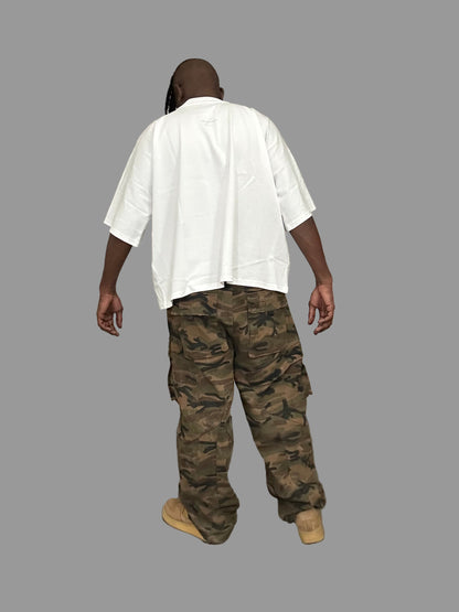 Stolo Clothing Co PAIN PIN Oversized Cropped Boxy Tee