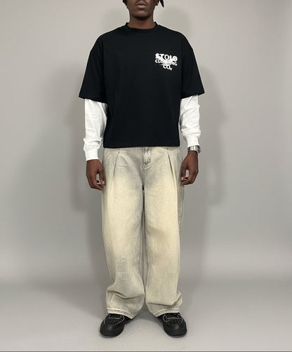 Stolo Clothing Co Birdies Double Layered Cotton Tee