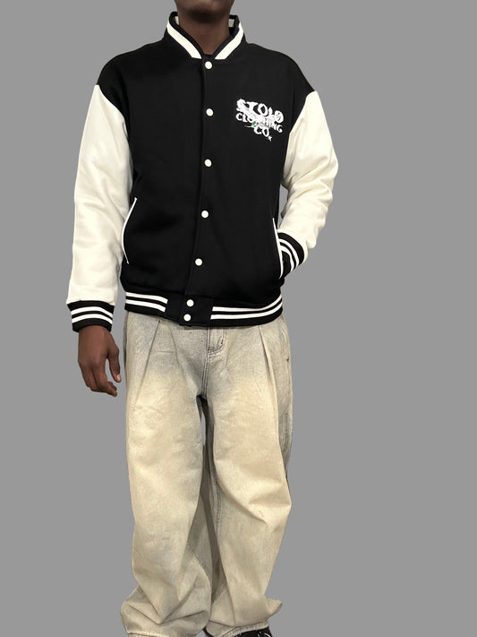 Limited Edition Stolo Clothing Co Birdies Fleece Two-Tone Varsity Jacket