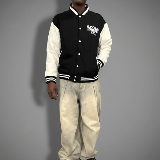 Limited Edition Stolo Clothing Co Birdies Fleece Two-Tone Varsity Jacket