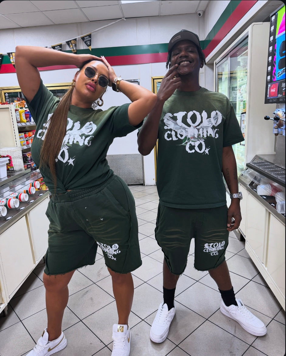 Stolo Clothing Co Birdies Heavyweight Tiger Stripes Shorts