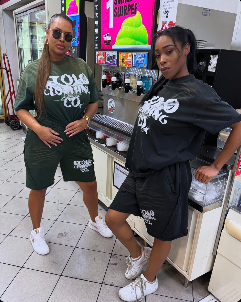 Stolo Clothing Co Birdies Heavyweight Tiger Stripes Shorts