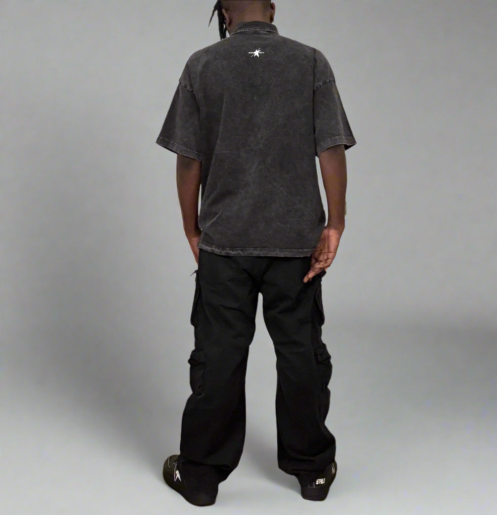 Stolo Clothing Co STARCHILD 08 Heavyweight Snow-Washed Polo Tee