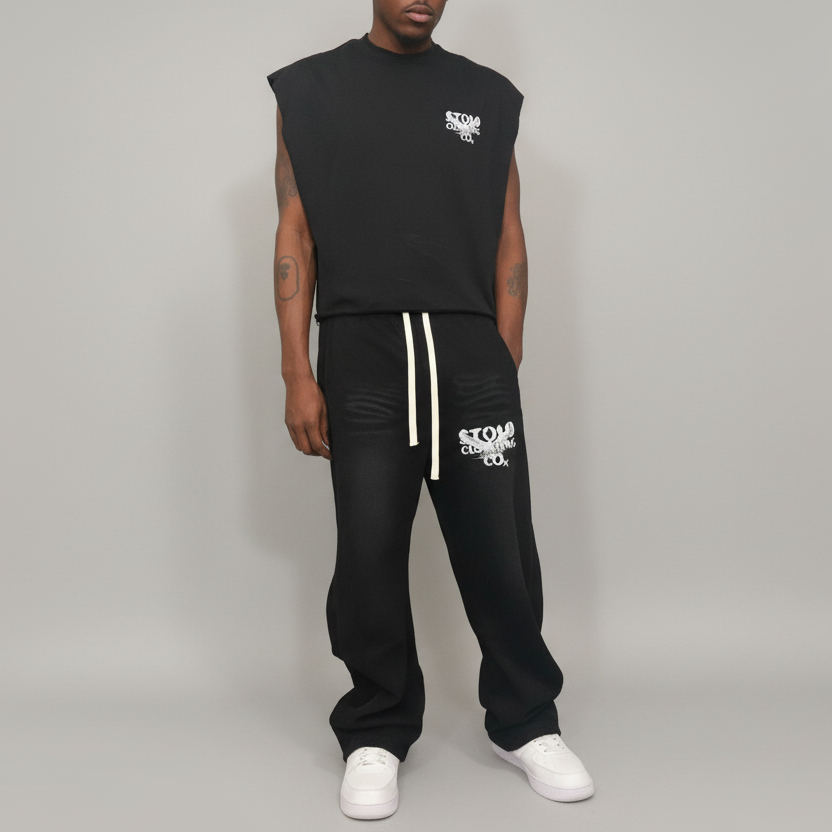 Stolo Clothing Co Birdies Minimalistic French Terry Boxy Tank Top Tee