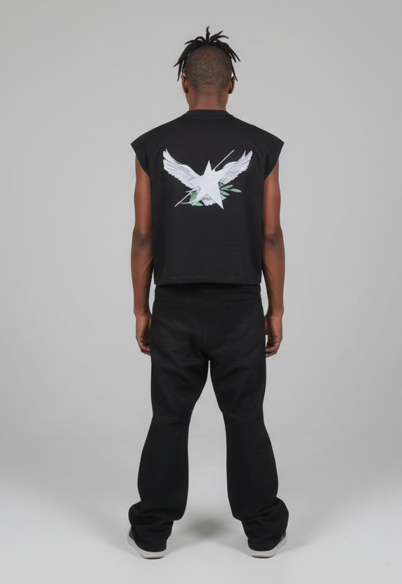 Stolo Clothing Co Birdies Minimalistic French Terry Boxy Tank Top Tee