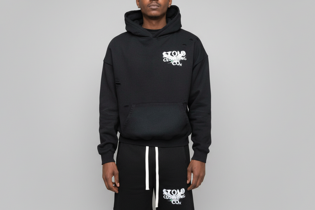 Stolo Clothing Co Birdies Sun Faded Curved Blade Sweatpants