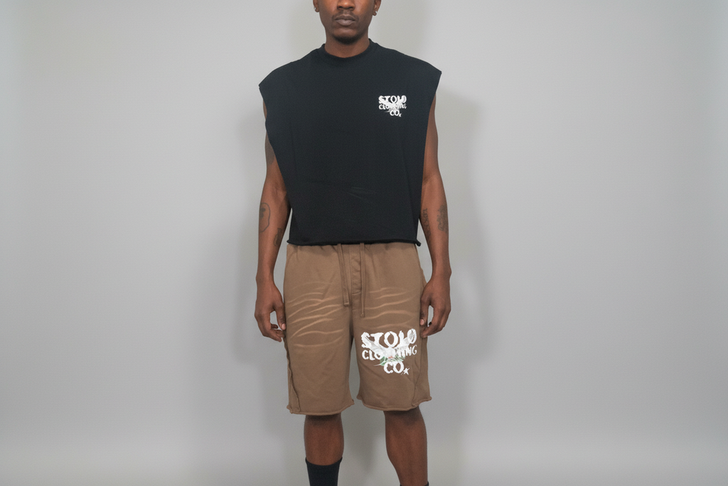 Stolo Clothing Co Birdies Heavyweight Tiger Stripes Shorts