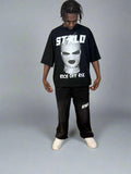 Stolo Clothing Co RICH OFF RISK Oversized Boxy Tee