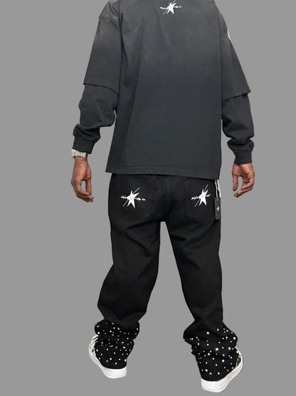 Stolo Clothing Co EVIL NUN Sun Faded Hand-Frayed Double Layered Tee