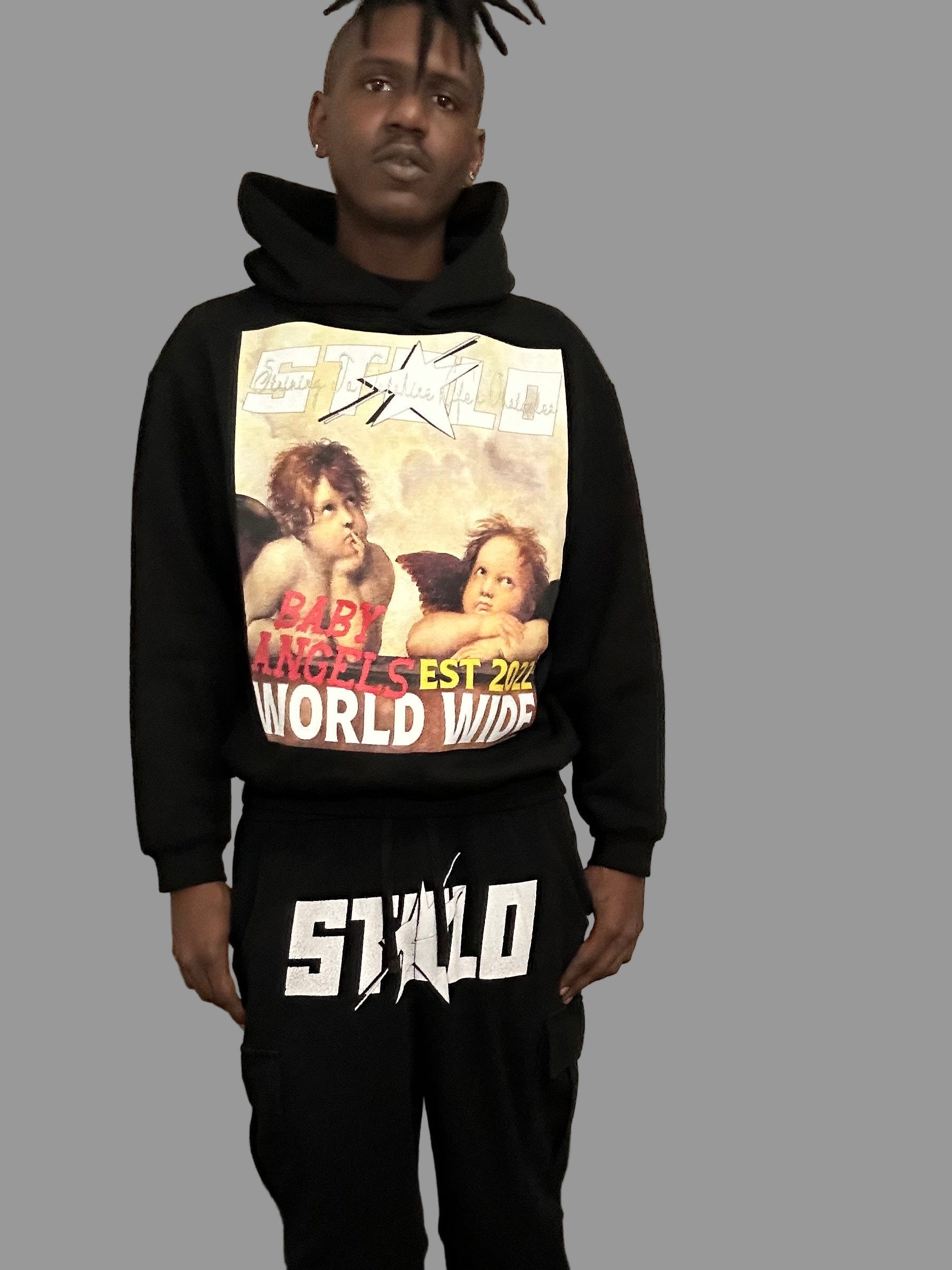 Limited Edition Stolo Clothing Co Baby Angels Super Oversized Angel Hoodie