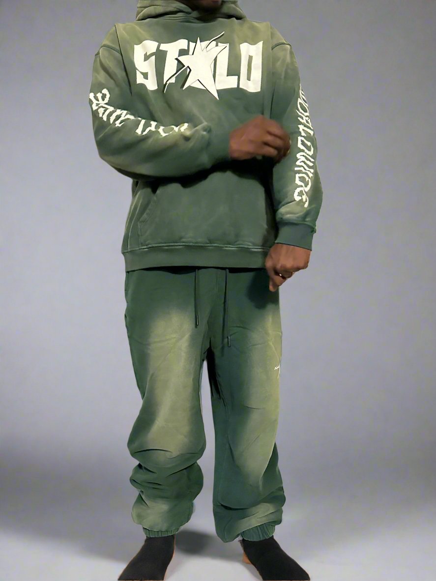 Stolo Clothing Co STARCHILD x World Wide Heavyweight Sun Faded Hoodie