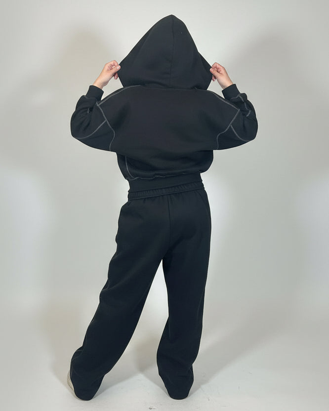 Stolo Clothing Co STARCHILD Stitched Boxy Fleece Zip Hoodie