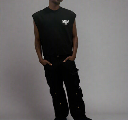 Stolo Clothing Co Birdies Minimalistic French Terry Boxy Tank Top Tee