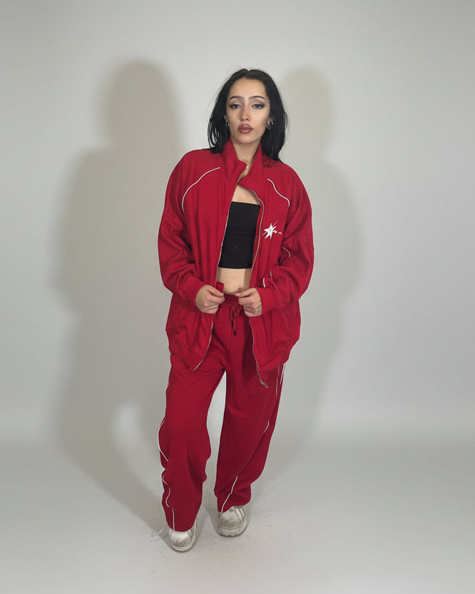 Stolo Clothing Co Essential Reflection Striped Straight-Leg Sweatpants