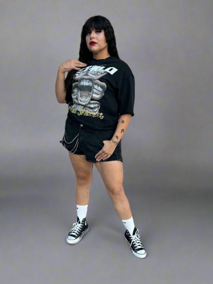 Limited Edition Stolo Clothing Co STILL SHINING French Terry Raw Edge Tee