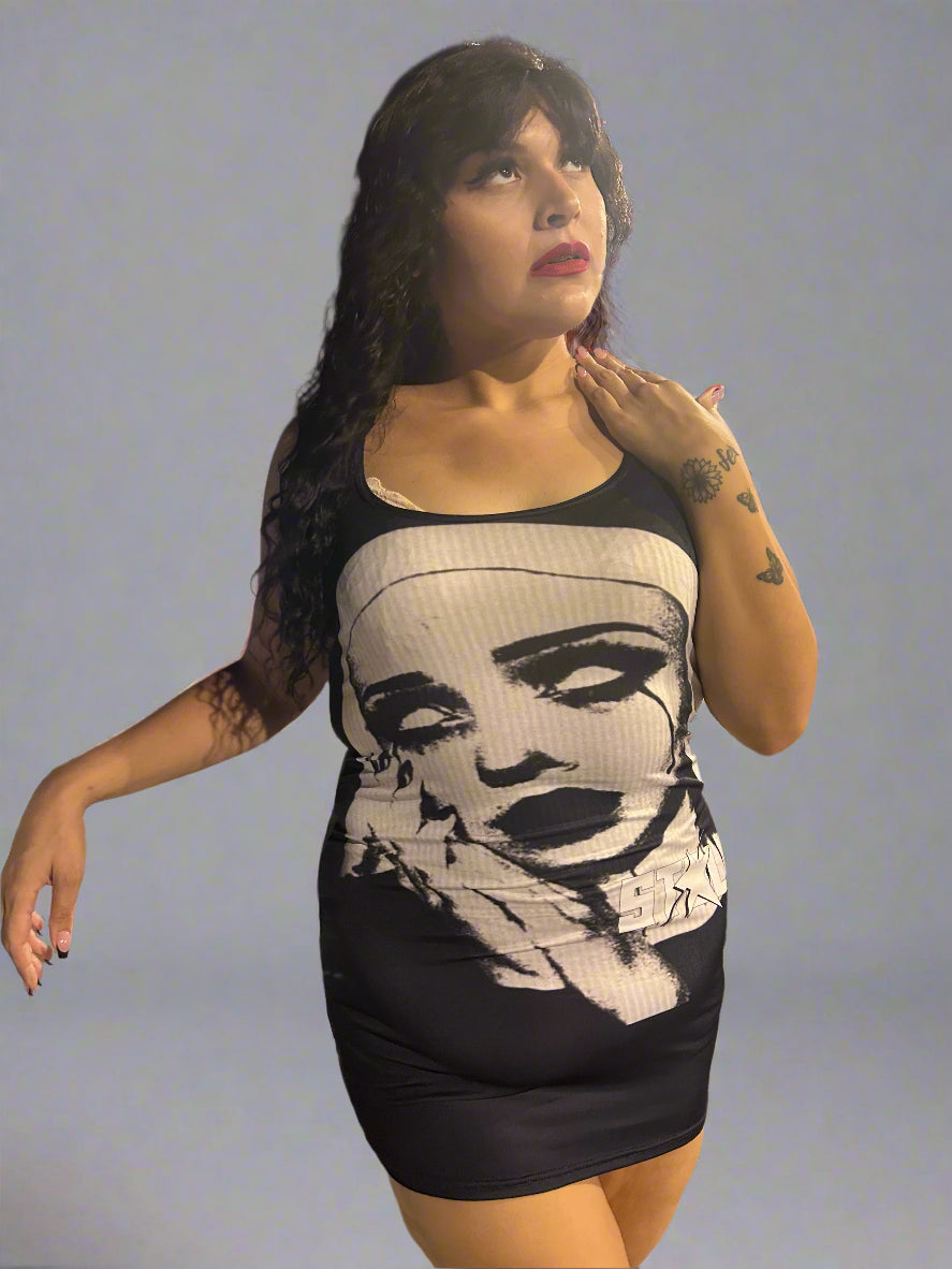 Stolo Clothing Co EVIL NUN Lightweight Bodycon Dress