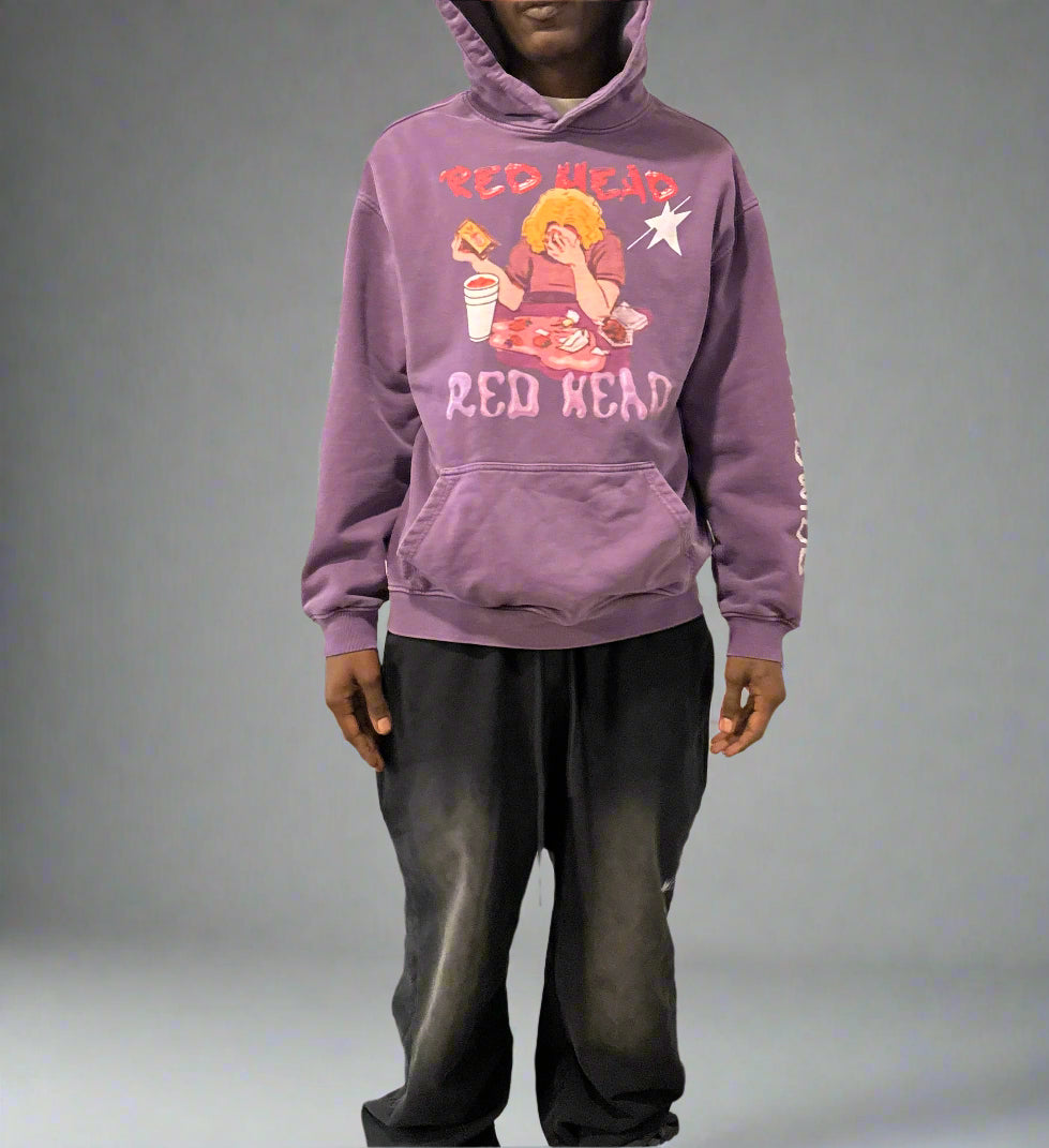 Stolo Clothing Co Essentials Sun Faded Fleece Baggy Joggers [BLACK & GREEN ]