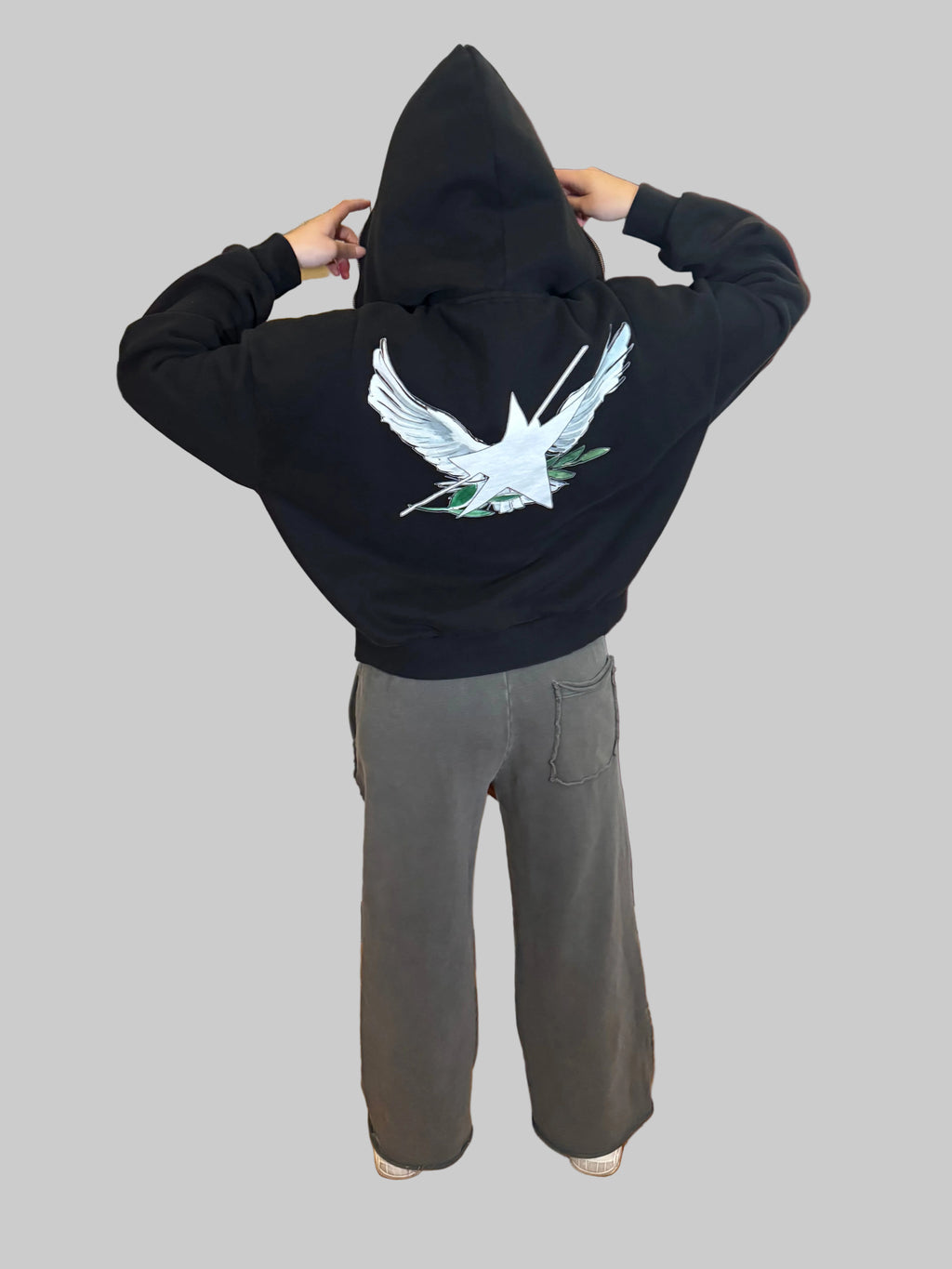 Stolo Clothing Co Birdies Snow Washed Raw Edge Sweatpants