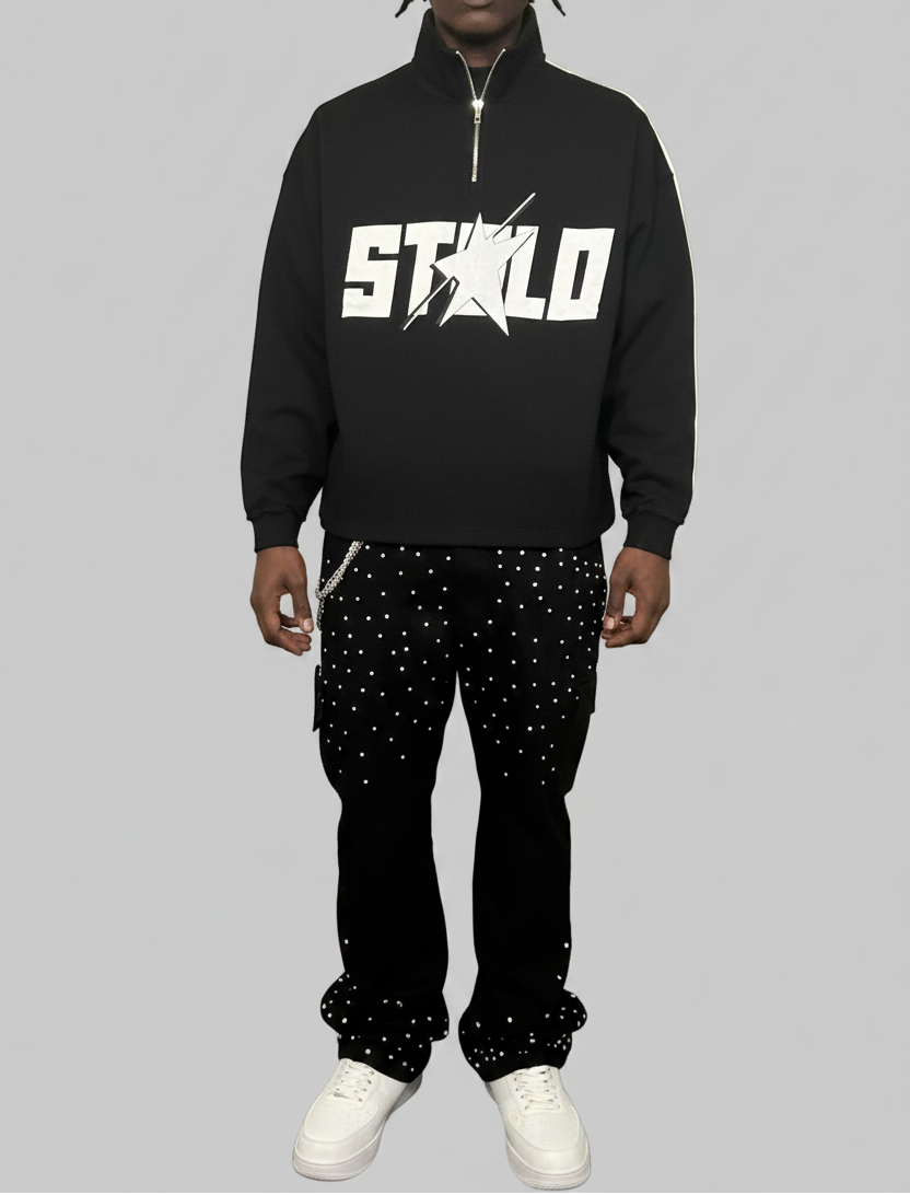 Stolo Clothing Co STARCHILD Quarter-Zip Fleece Long Sleeve Tee (320 GSM)