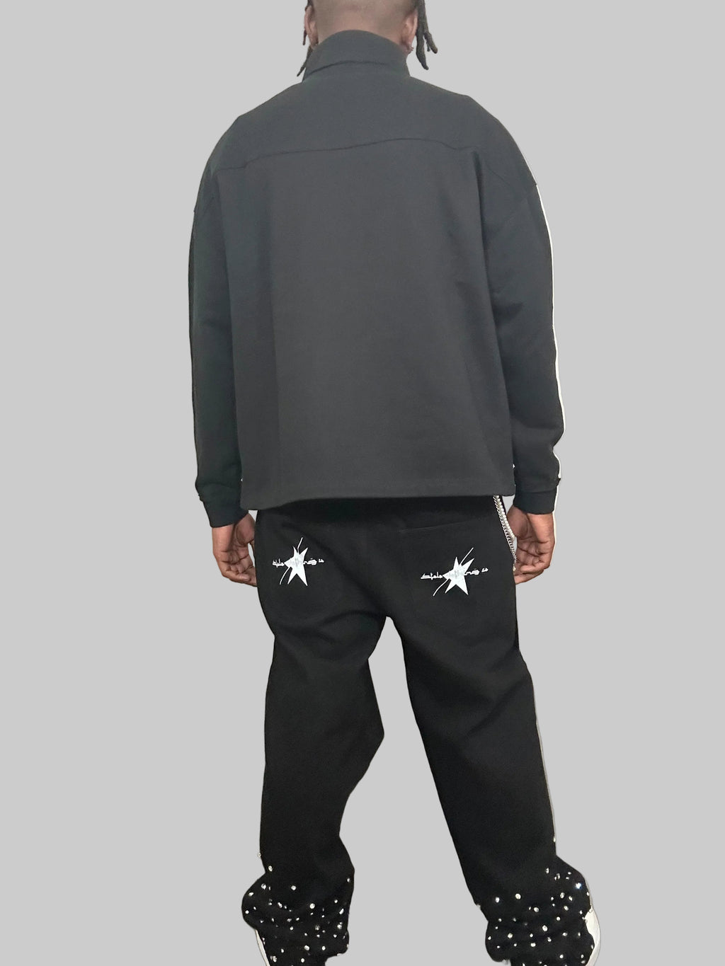 Stolo Clothing Co STARCHILD Classic Quarter-Zip Fleece Long Sleeve Tee