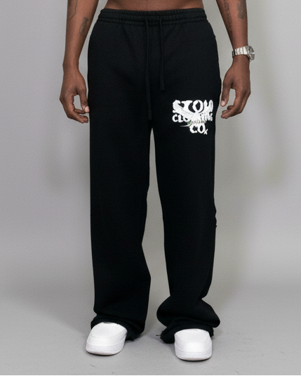 Stolo Clothing Co Birdies Snow Washed Raw Edge Sweatpants