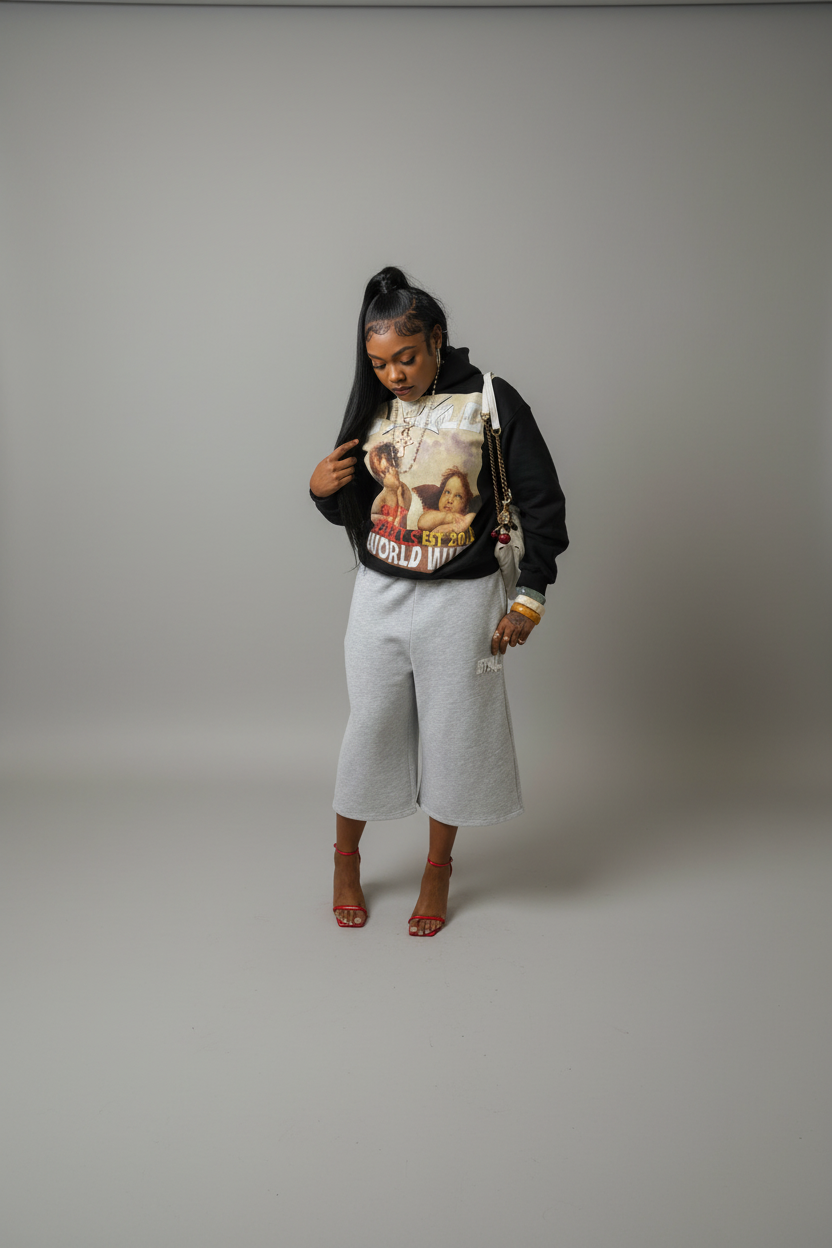 Stolo Clothing Co STARCHILD Baggy 3/4 Sweatpants