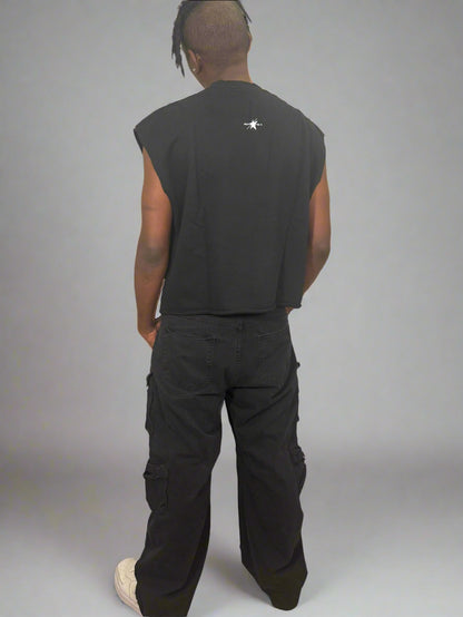 Stolo Clothing Co EVIL NUN French Terry Boxy Tank Top Tee