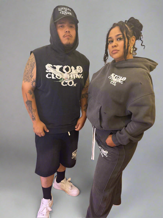 Stolo Clothing Co Birdies Snow Washed Sleeveless Hoodie