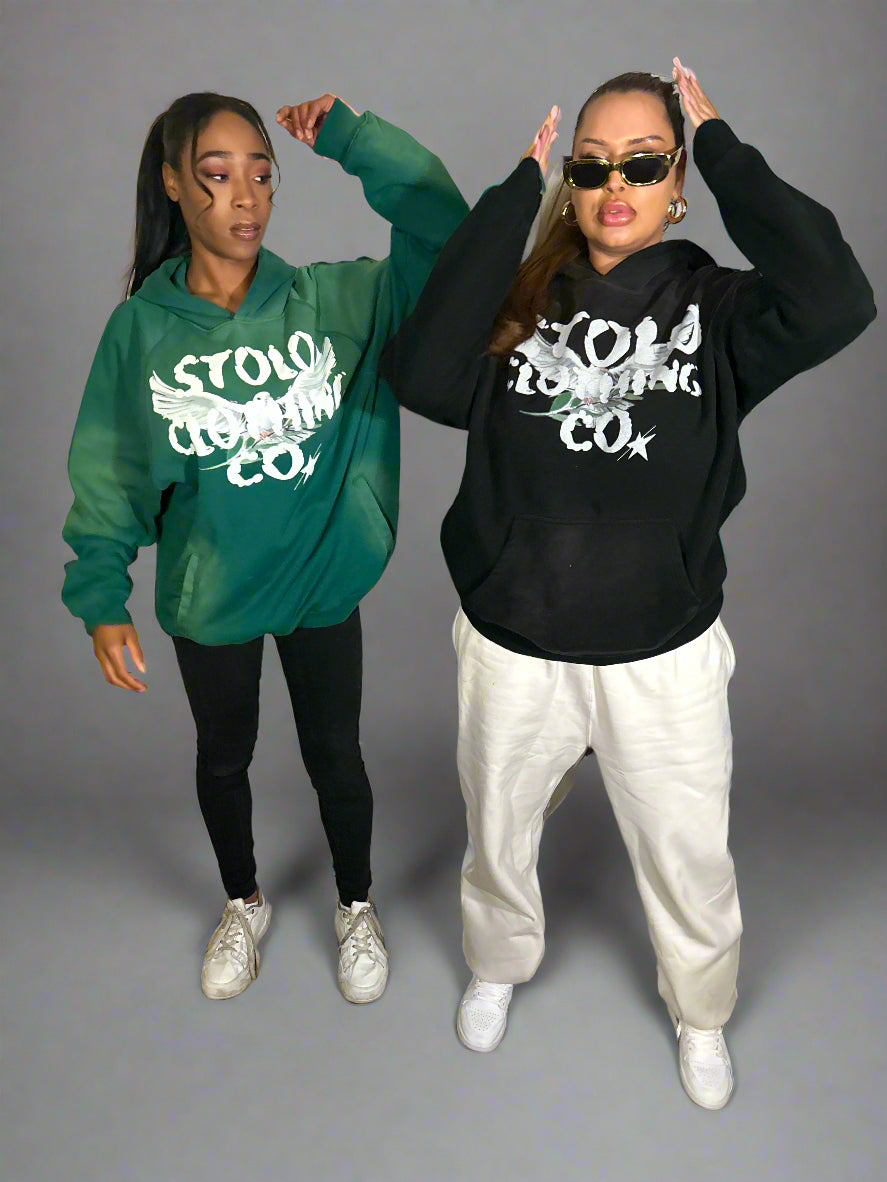 Stolo Clothing Co Birdies Classic Fleece Hoodie (BLACK)