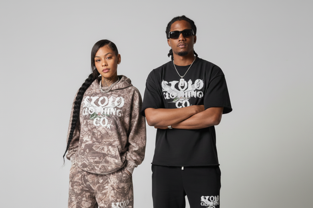 Stolo Clothing Co Birdies Sun Faded Raw Edge Tee