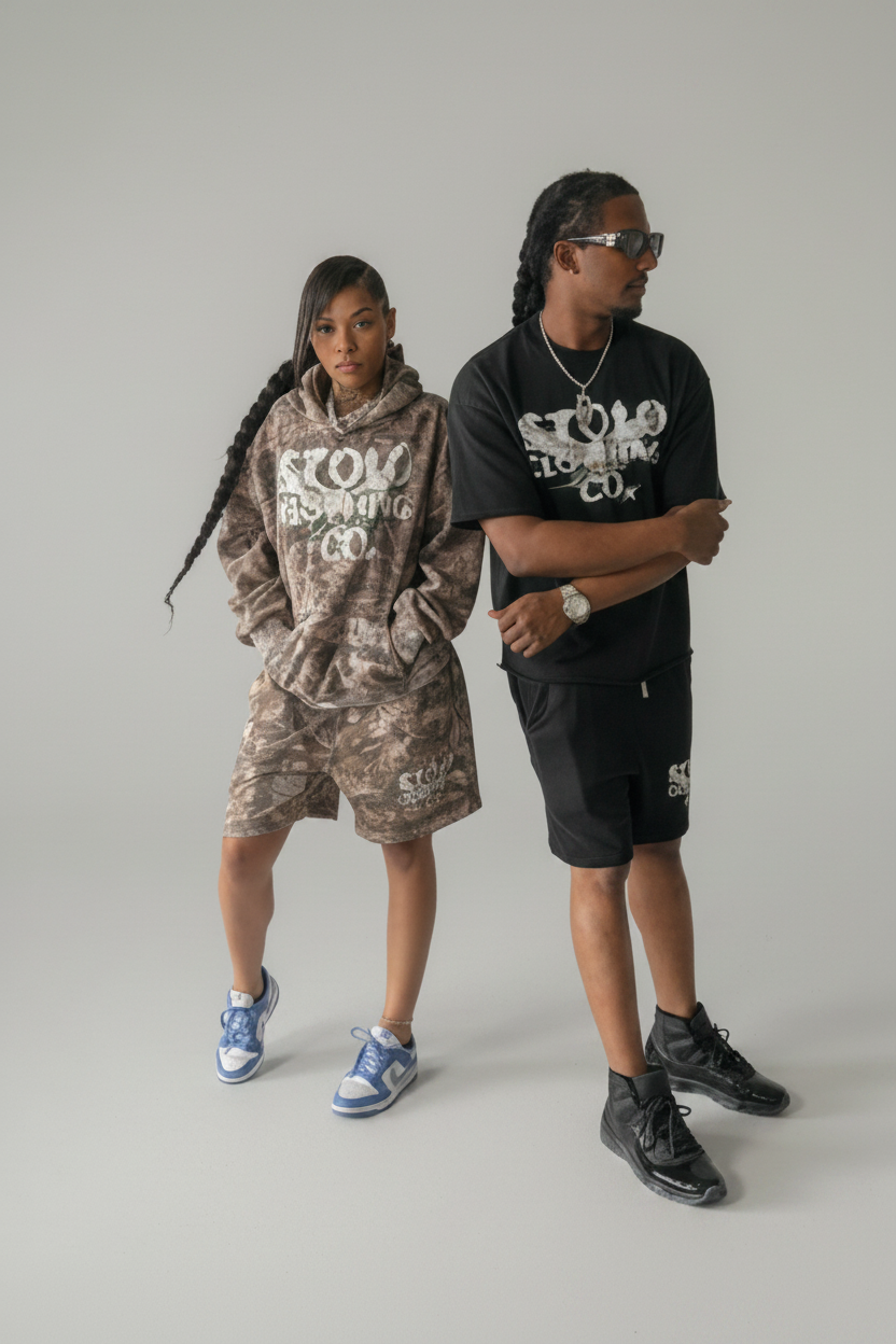 Stolo Clothing Co Birdies Sun Faded Raw Edge Tee