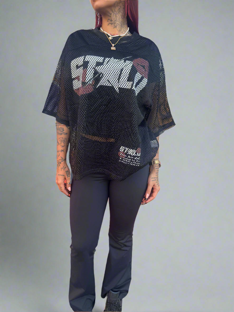 Stolo Clothing Co LUV U Oversized Boxy Jersey Tee