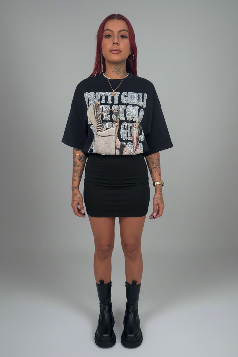 Stolo Clothing Co PRETTY GIRLS LOVE STOLO Classic Boxy Tee (230GSM)