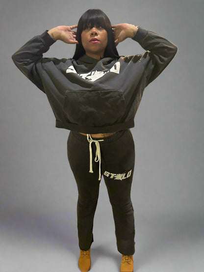 Stolo Clothing Co STARCHILD Oversized Cropped Boxy Hoodie