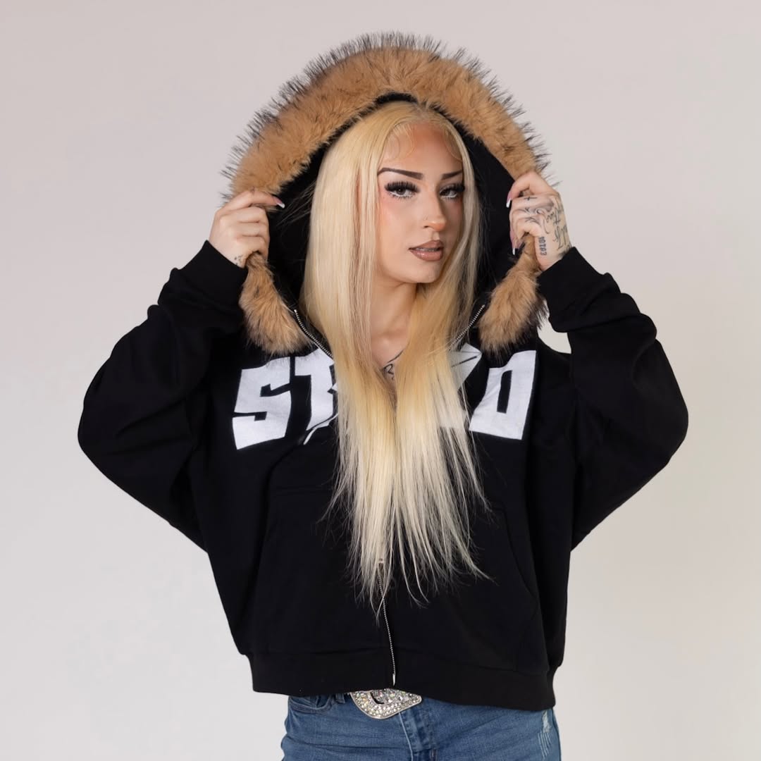 Stolo Clothing Co STARCHILD Detachable Fur Double Zip-Up Hoodie (400GSM)