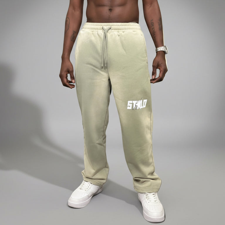 Stolo Clothing Co STARCHILD Sun Faded Raw Edge Straight-Leg Sweatpants
