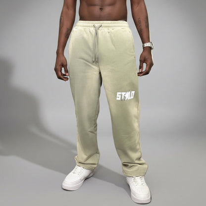 Stolo Clothing Co STARCHILD Sun Faded Raw Edge Straight-Leg Sweatpants