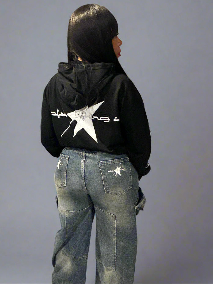 Stolo Clothing Co LUV U X WORLDWIDE Heavyweight Cropped Hoodie