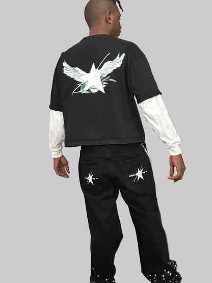 Stolo Clothing Co Birdies Double Layered Cotton Tee