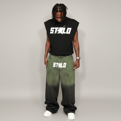 Stolo Clothing Co STARCHILD French Terry Boxy Cropped Tank Top Tee