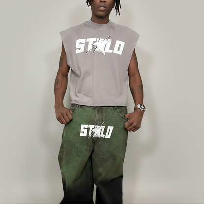 Stolo Clothing Co STARCHILD French Terry Boxy Cropped Tank Top Tee