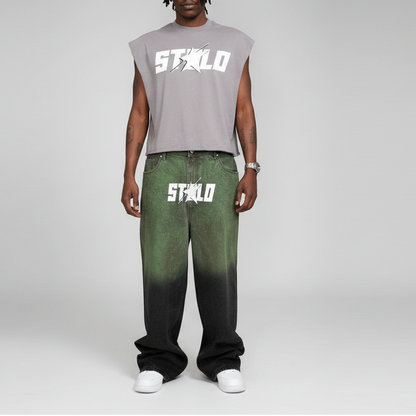 Stolo Clothing Co STARCHILD French Terry Boxy Cropped Tank Top Tee