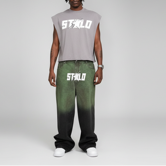 Stolo Clothing Co STARCHILD French Terry Boxy Cropped Tank Top Tee