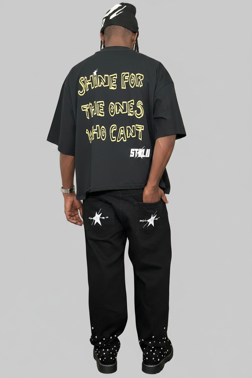 Stolo Clothing Co STILL SHINNING Oversized Boxy Tee
