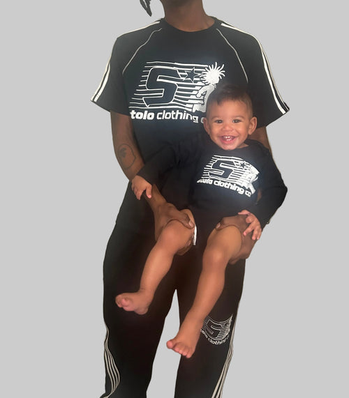 Stolo Clothing Co Kid’s Bag Chasers Baby Long Sleeve Cotton Onesie