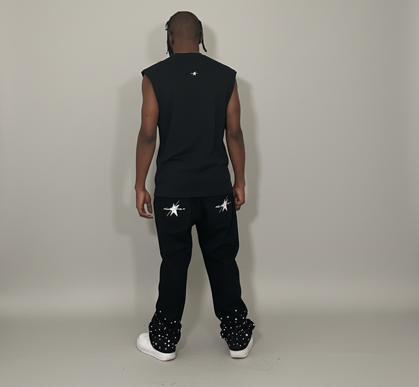 Stolo Clothing Co SKIED UP 2026 Raw Edge Cotton Tank Top Tee