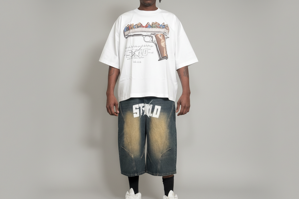 Stolo Clothing Co LUKE 22:36 Oversized Boxy Tee